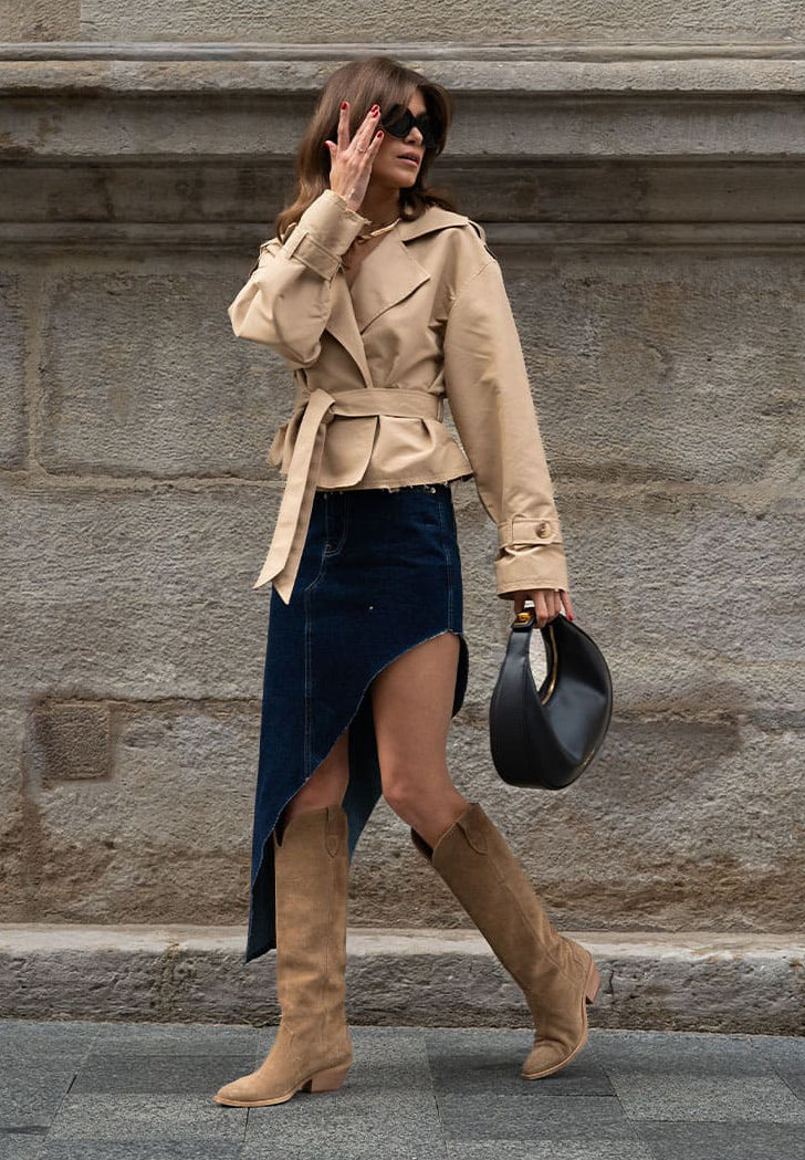 SHORT TRENCH COAT