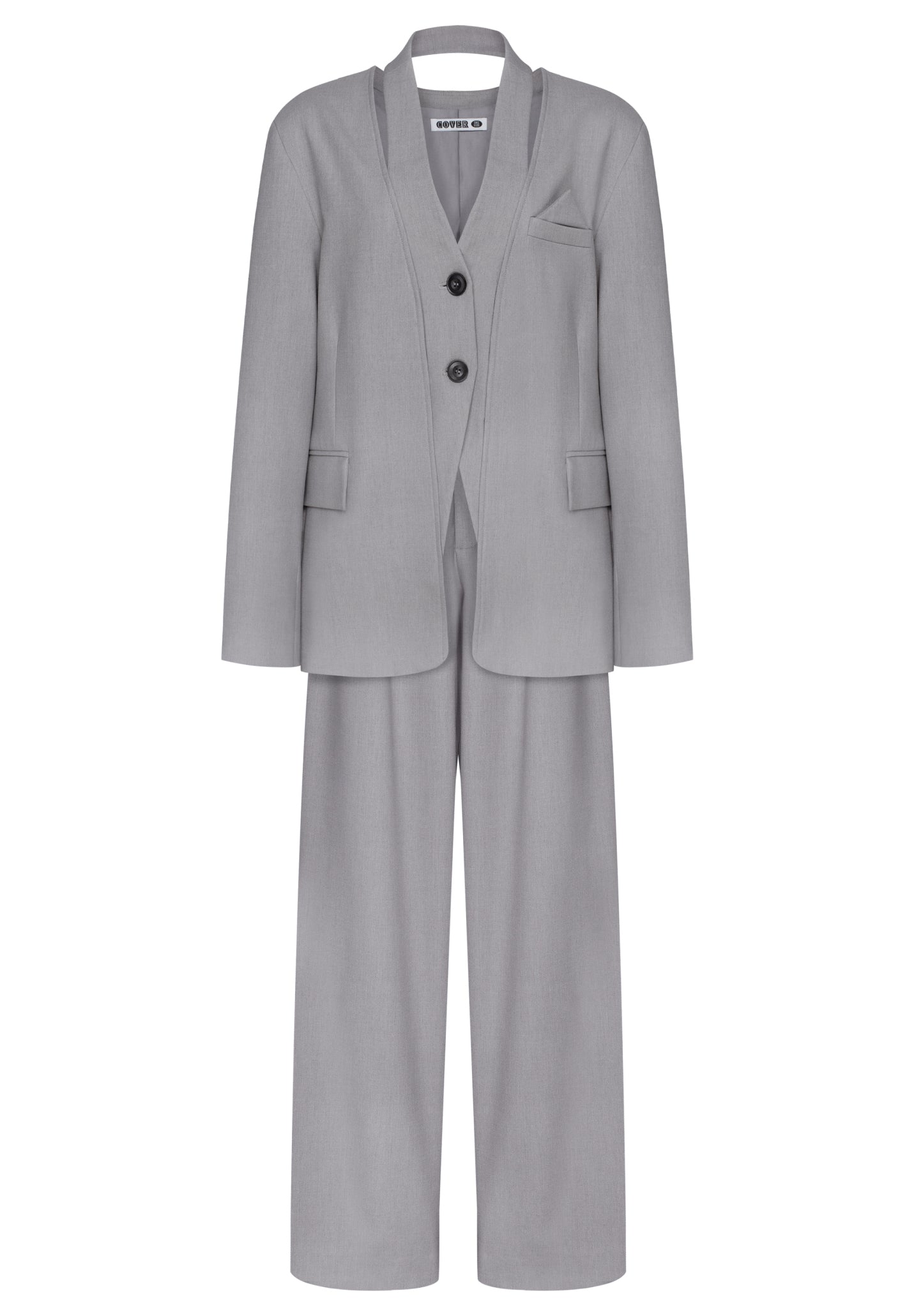 PANTS FROM OVERSIZE TWO-PIECE SUIT